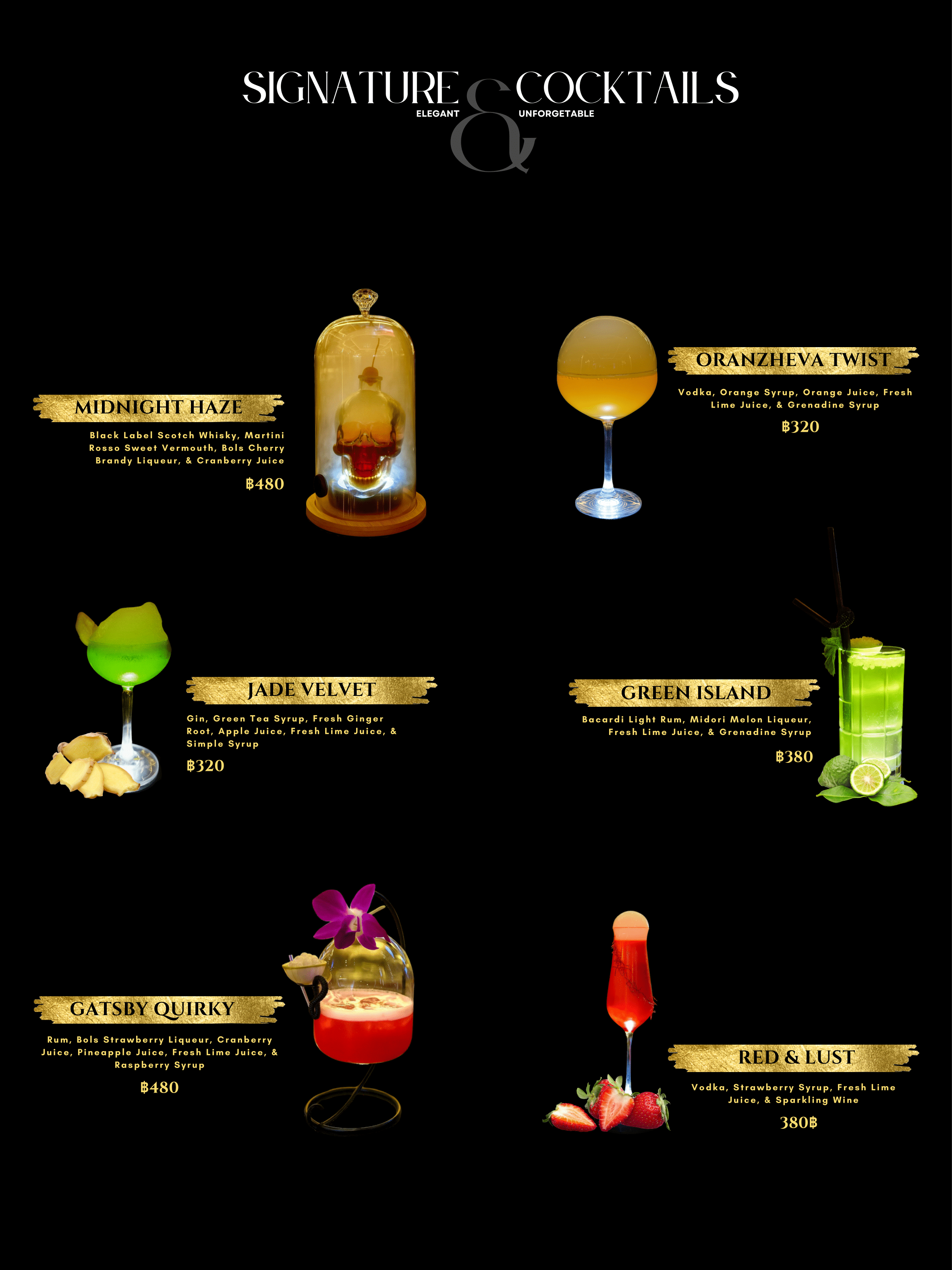 Menu Drinks page 2